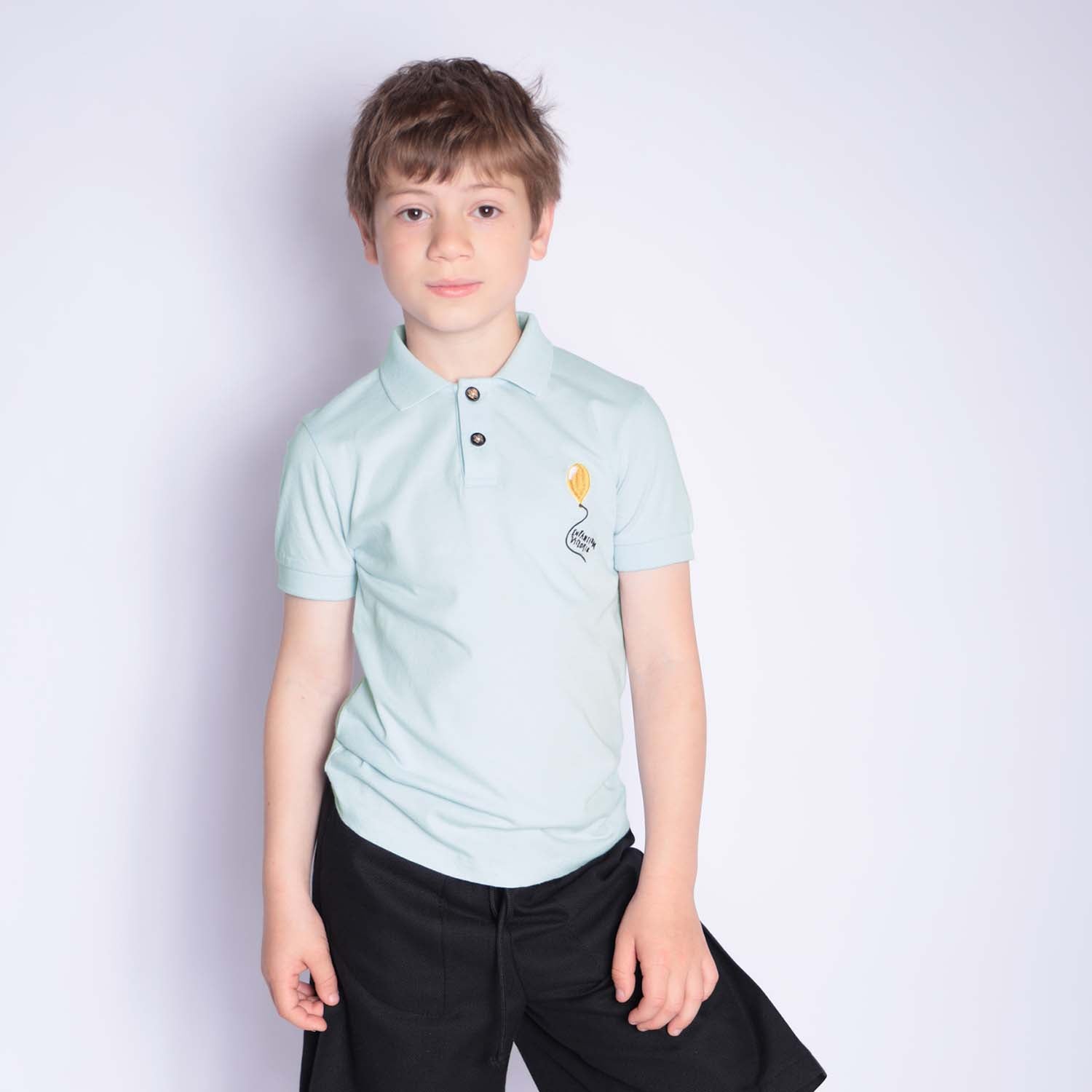 Mint Green Girls and Boys Polo Shirt